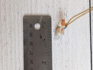 porcelain koi fish pendant