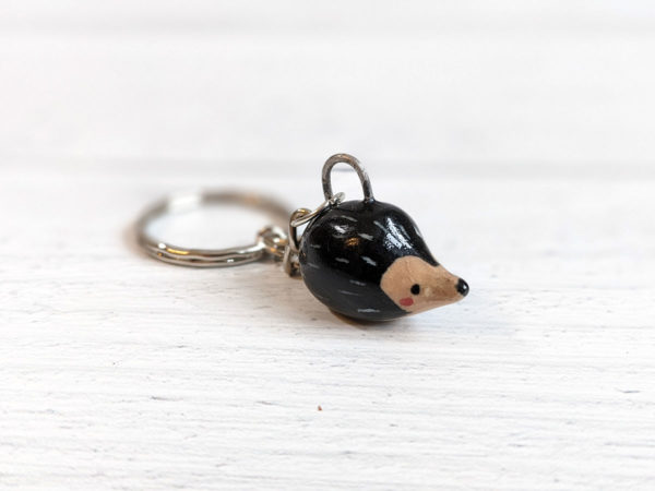 hedgehog keychain