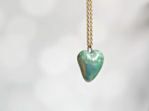 blue heart pendant