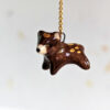 ceramics bear pendant