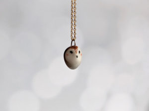 round owl pendant
