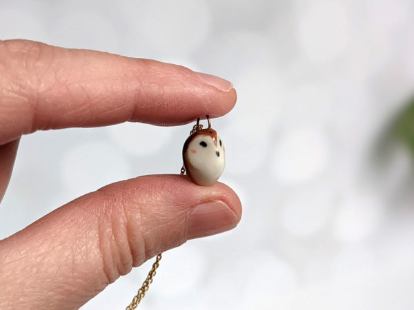 round owl pendant