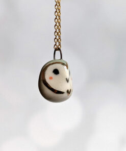round owl pendant