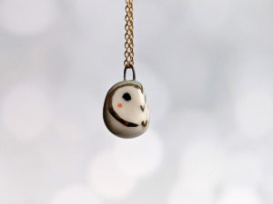 round owl pendant