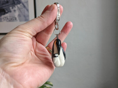 Porcelain Penguin Keychain - Image 4