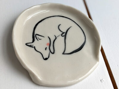 arctic fox spoon rest