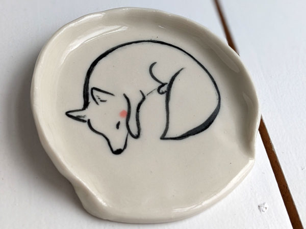 arctic fox spoon rest