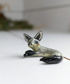bat eared fox figurine