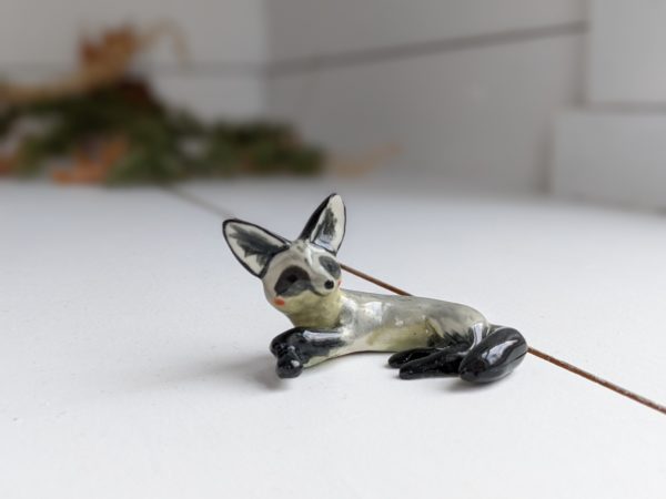 bat eared fox figurine