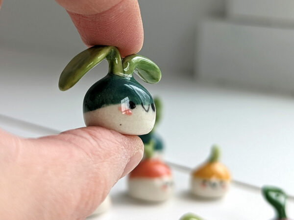 ceramic seedling porcelain figurine