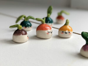 ceramic seedling porcelain figurine