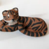 red clay matte tiger figurine