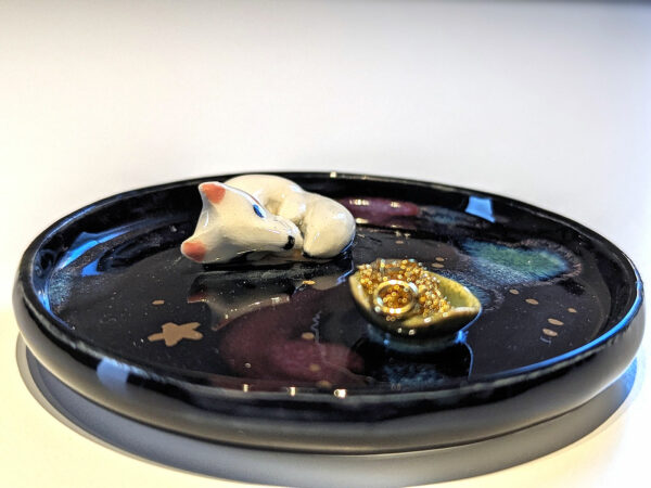 jewelry dish boreal fox