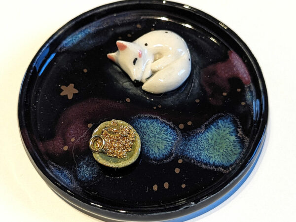 jewelry dish boreal fox