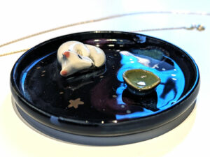 jewelry dish boreal fox