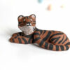 red clay matte tiger figurine