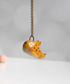 lumpfish porcelain pendant