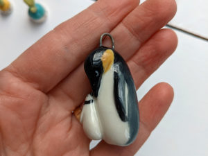 penguin keychain