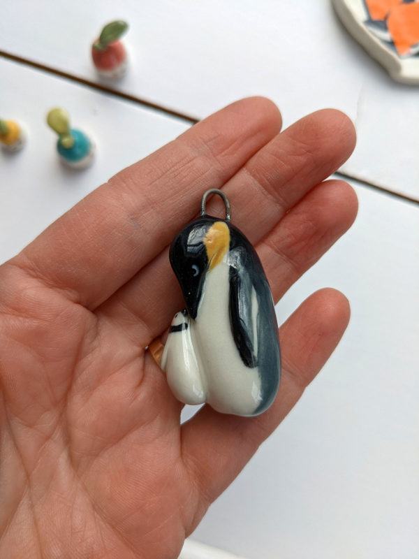 penguin keychain