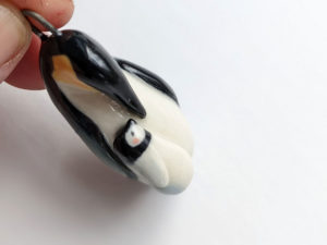 penguin keychain