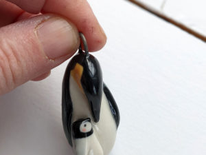 penguin keychain