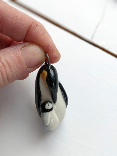 penguin keychain
