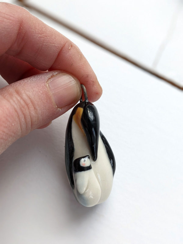 penguin keychain