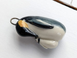 penguin keychain