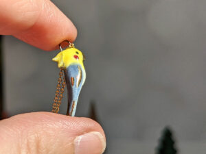 cockatiel pendant