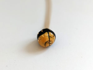 rubber duckie isopod pendant porcelain