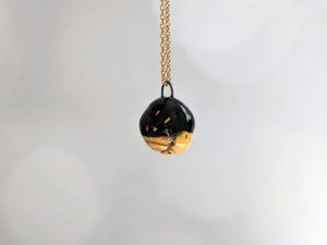 rubber duckie isopod pendant porcelain