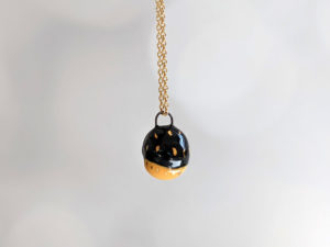 rubber duckie isopod pendant porcelain