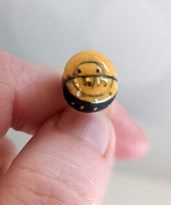rubber duckie isopod pendant porcelain