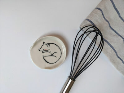 Arctic Fox Spoon Rest - Image 6