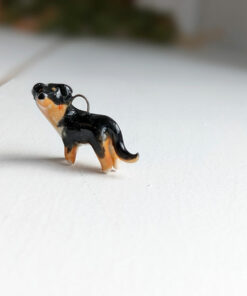 custom dog portrait pendant porcelain