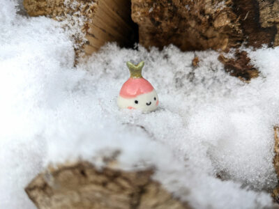 sprint seedling porcelain figurine