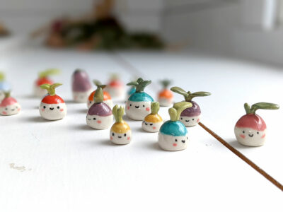 sprint seedling porcelain figurine