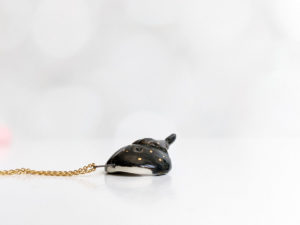 horseshoe crab pendant limule porcelain