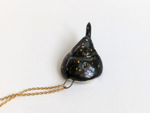 horseshoe crab pendant limule porcelain