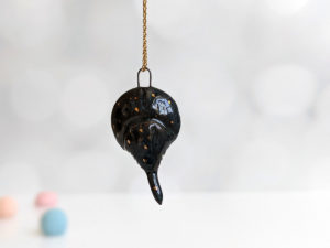 horseshoe crab pendant limule porcelain