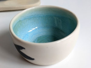 porcelain cup blue whale