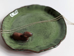 capybara ring dish handmade