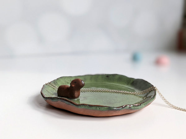 capybara ring dish handmade