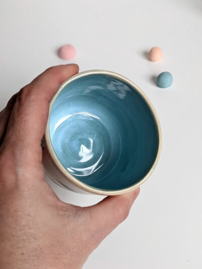 fur seal porcelain tumbler handmade