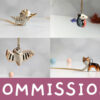 custom porcelain pendant commission