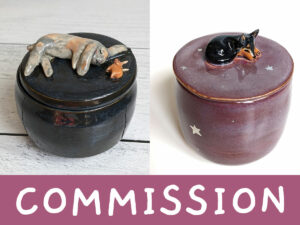 custom ceramic urn memorial pet ashes