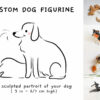 custom dog portrait figurine commission