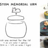 custom pet memorial urn