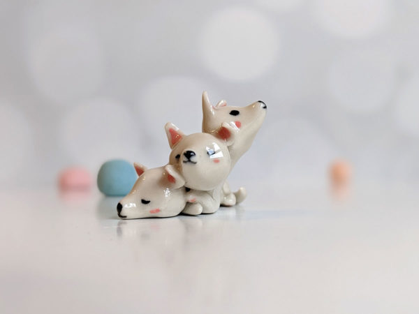 chihuahua cerberus figurine