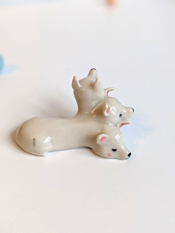 chihuahua cerberus figurine